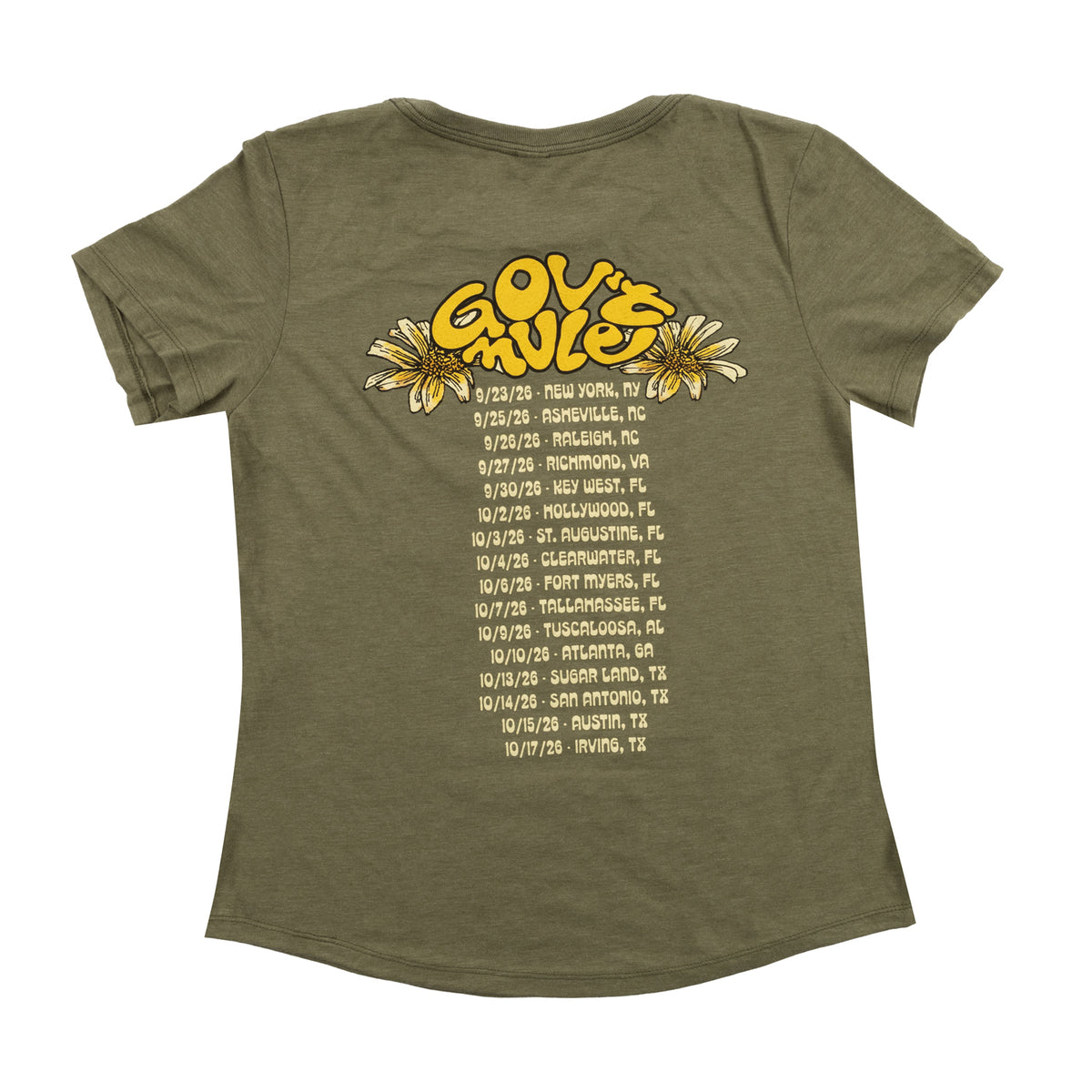 2026 FALL TOUR WOMEN'S T-SHIRT