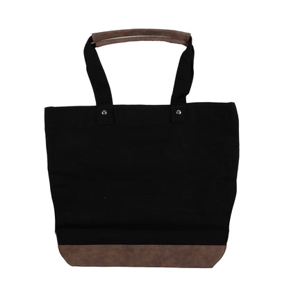BLACK/RED DOSE LOGO TOTE BAG