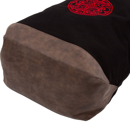 BLACK/RED DOSE LOGO TOTE BAG