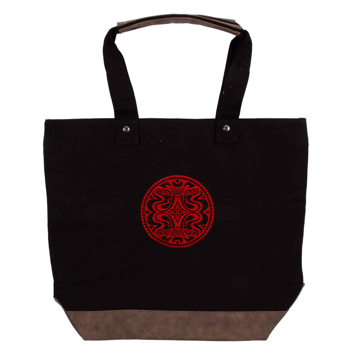 BLACK/RED DOSE LOGO TOTE BAG