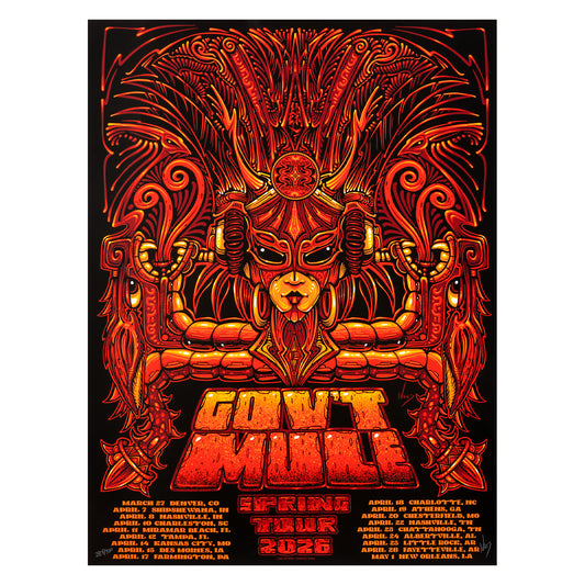 SPRING 2026 TOUR POSTER BY JEFF WOOD