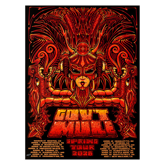 SPRING 2026 TOUR POSTER BY JEFF WOOD  FOIL VARIANT