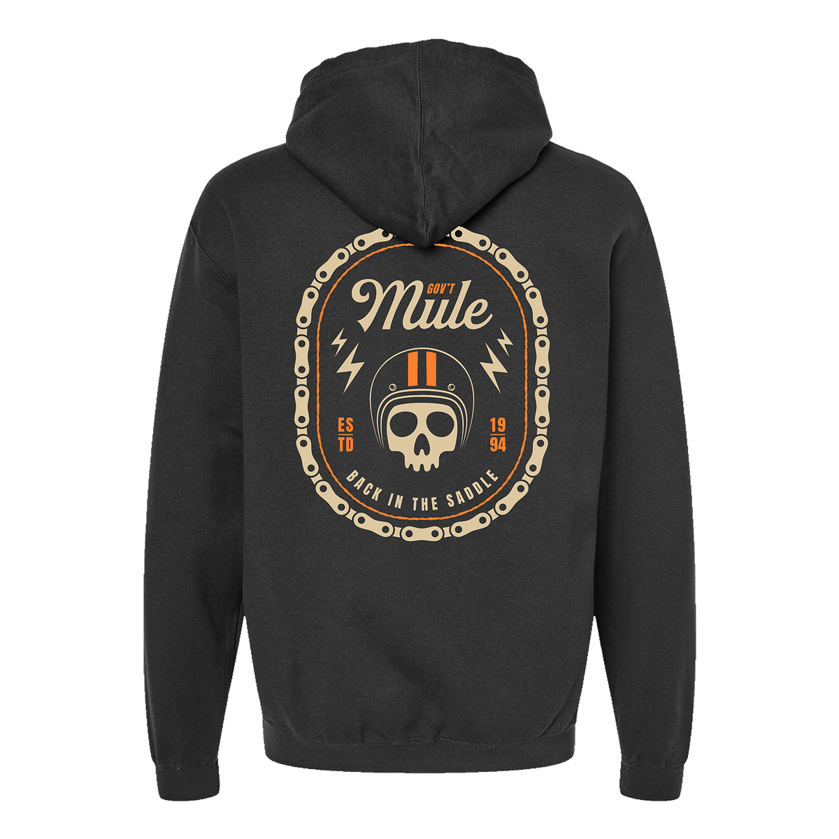 BITS BIKER SKULL HOODIE