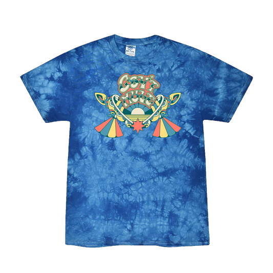 SPLIT FACE TIE DYE T-SHIRT